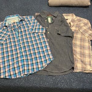 NWT Men’s Short Sleeve Button down bundle! 3shirts
